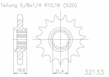 ESJOT Ritzel 15 Z