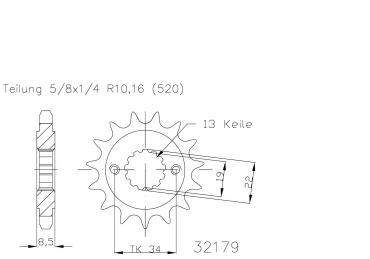 ESJOT Ritzel 15 Z