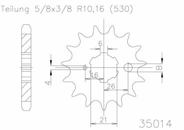 ESJOT Ritzel 15 Z