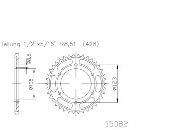 ESJOT Sprocket steel 60 Z