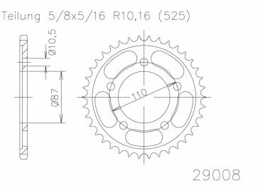 ESJOT Kettenrad 45 Z