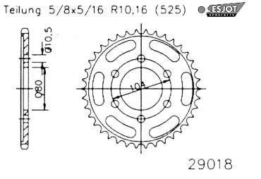 ESJOT Kettenrad 44 Z