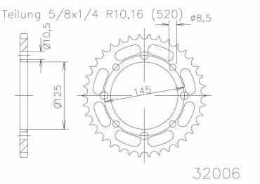 ESJOT Kettenrad 45 Z