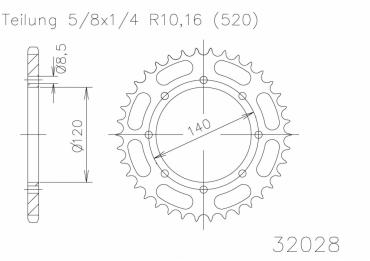 ESJOT Kettenrad 38 Z