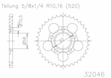 ESJOT Kettenrad 36 Z