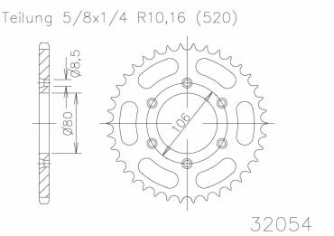 ESJOT Kettenrad 45 Z