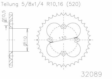 ESJOT Kettenrad 38 Z
