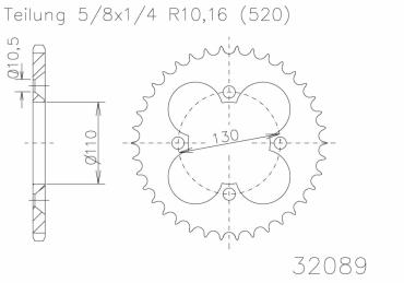 ESJOT Kettenrad 38 Z