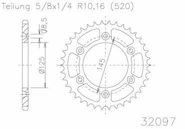 ESJOT Kettenrad 44 Z