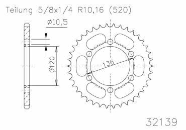 ESJOT Kettenrad 36 Z