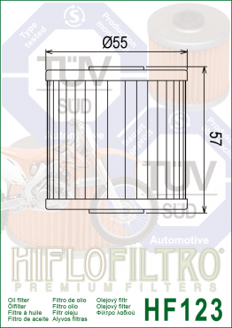 HIFLO Ölfilter HF123 Kawa