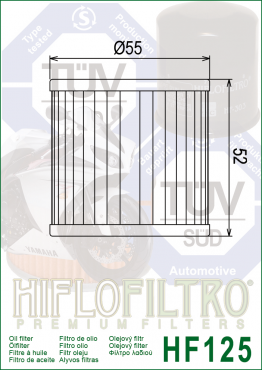 HIFLO Ölfilter HF125 Kawa
