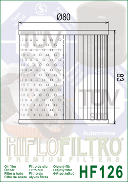 HIFLO Ölfilter HF126 Kawa