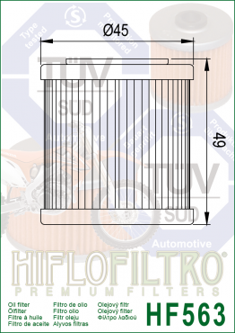 HIFLO Ölfilter HF563 Aprillia/Husqvarna