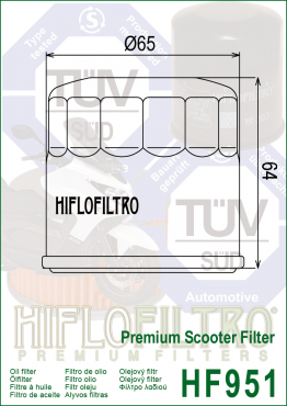 HIFLO Ölfilter HF951 Honda