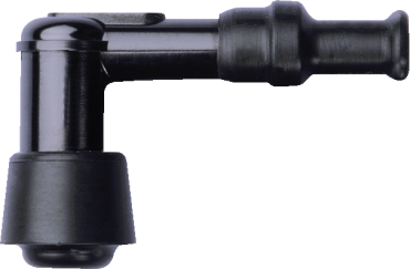 NGK  spark plug connector LZ05F black