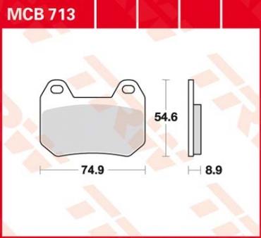 TRW disc brake pads MCB713