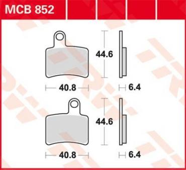 TRW Scheibenbremsbelag MCB852