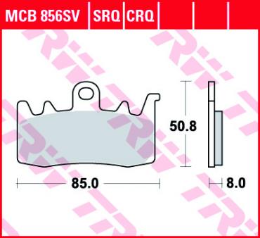 TRW brake pads MCB856TRQ