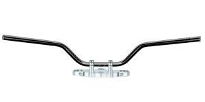 TRW steel handlebar Classic high black MCL110SS