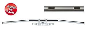 TRW steel handlebar Dragbar chrom cablebohrung MCL120CKB
