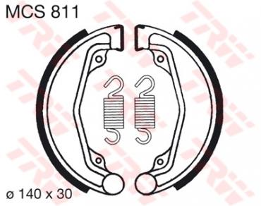 TRW Bremsbacken MCS811
