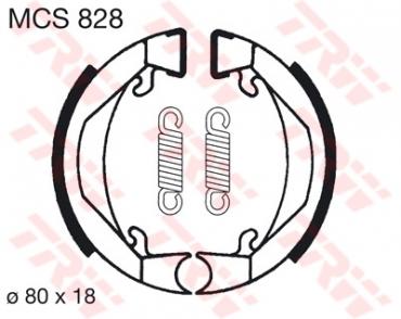 TRW Bremsbacken MCS828