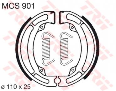TRW Bremsbacken MCS901