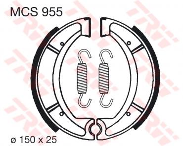 TRW Bremsbacken MCS955