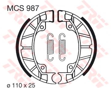 TRW Bremsbacken MCS987