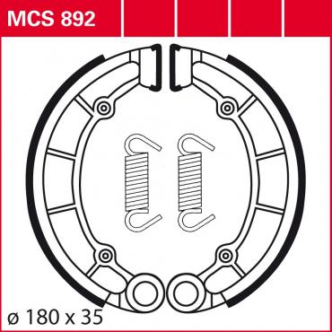 TRW Bremsbacken MCS892