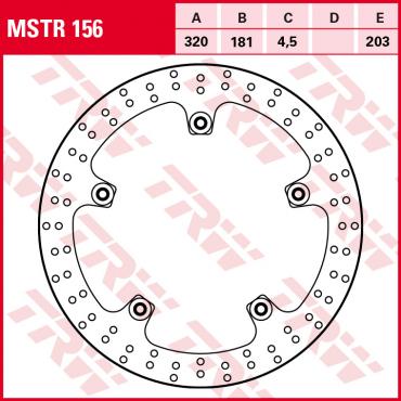 TRW Bremsscheibe mit vernieteten Hülsen MSTR156