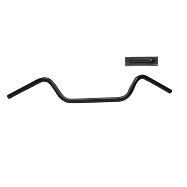 TRW steel handlebar black cable duct MCL131SKK