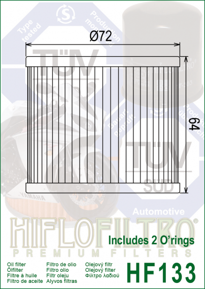 HIFLO Ölfilter HF133 Suzuki