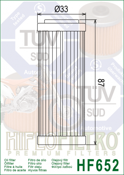 HIFLO Ölfilter HF652 KTM