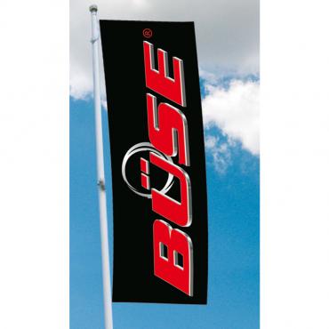 BÜSE Hochformatflagge 3mx1m 2-farbig