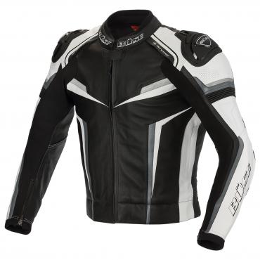 BÜSE Mille leather jacket black/white size 46