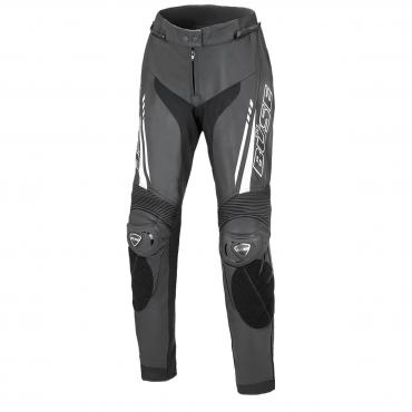 BÜSE Imola leather pants ladies black/white size 34