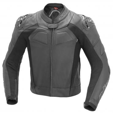 BÜSE Assen leather jacket black size 46