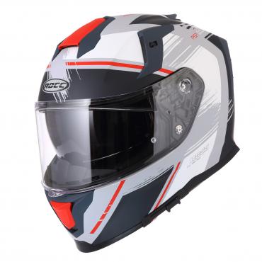 ROCC 342 integral helmet matt black/red size M
