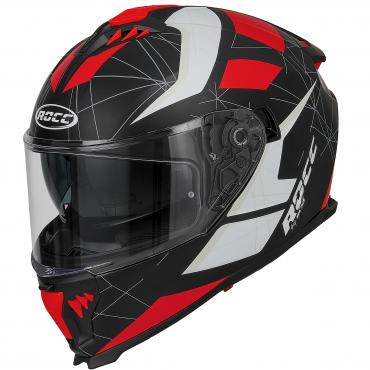 ROCC 390 fullface helmet matt black/red size XS