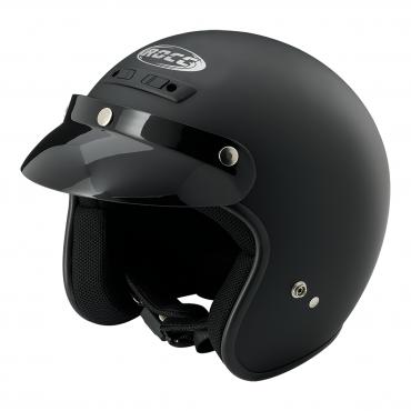 ROCC Classic jet helmet matt black size L