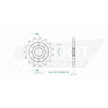 ESJOT Ritzel 15 Z-S